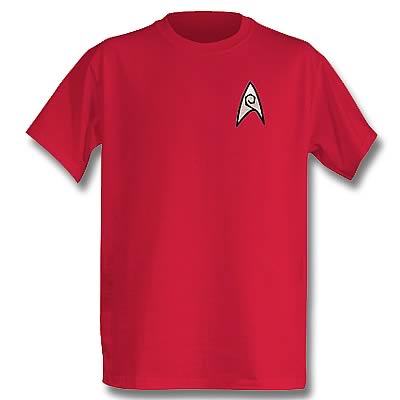 Star Trek TOS Engineering Officer T-Shirt